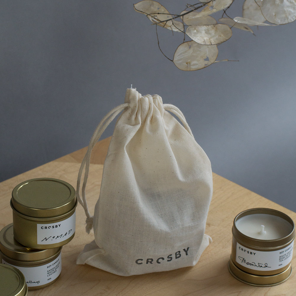 CROSBY organic cotton muslin bag